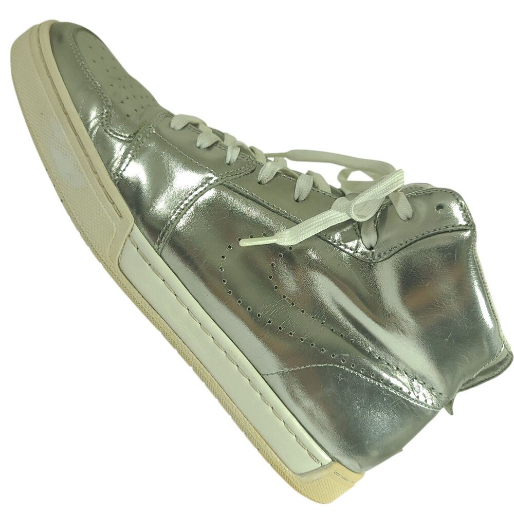 Nike air royal mid premium metallic silver / white 343982-003 Men 10.5 Rare 2009